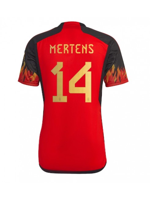 Billige Belgia Dries Mertens #14 Hjemmedrakt VM 2022 Kortermet